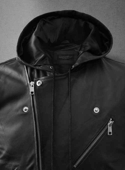 (image for) Leather Hood Vest # 309 - Click Image to Close