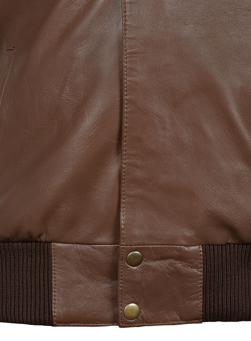 (image for) Hunter Bomber Leather Jacket - Click Image to Close