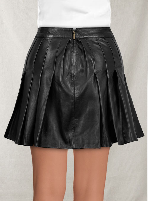 Jessica Biel Leather Skirt - Click Image to Close