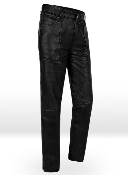 Electric Zipper Mono Leather Pants : LeatherCult: Genuine Custom Leather  Products, Jackets for Men & Women