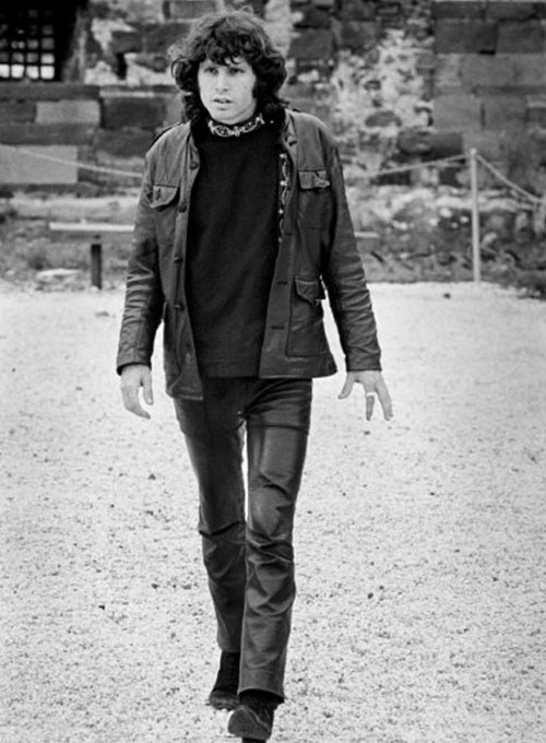 Jim Morrison Leather Jacket and Pants Set