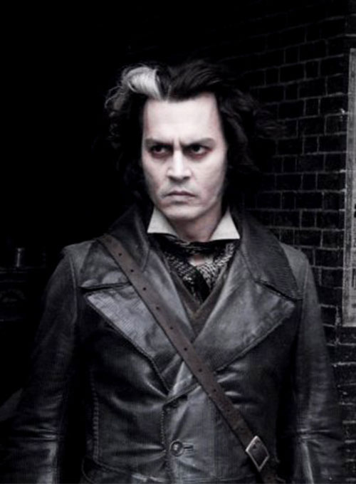 (image for) Johnny Depp Sweeney Todd Leather Coat - Click Image to Close