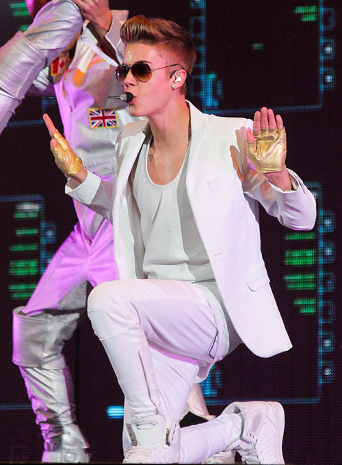 (image for) Justin Bieber Leather Pants