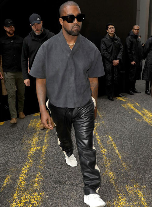 Kanye West and new girlfriend Julia Fox wear matching double denim as they  attend first fashion show together in Paris