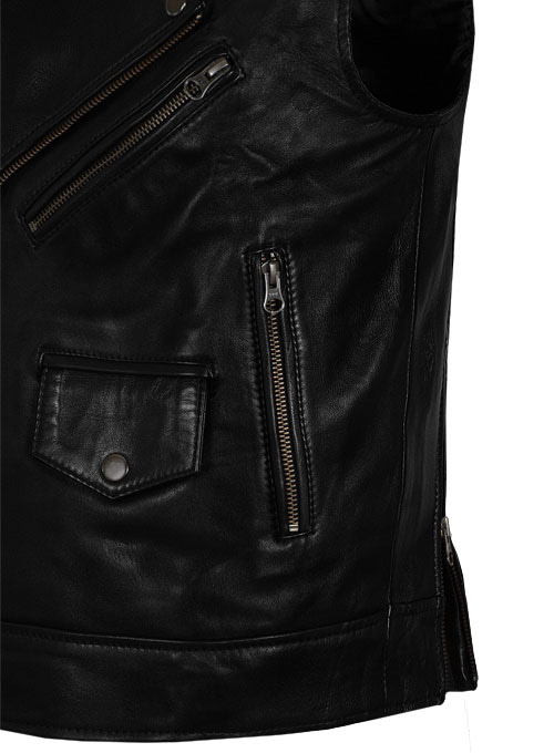 (image for) Leather Biker Vest # 315 - Click Image to Close