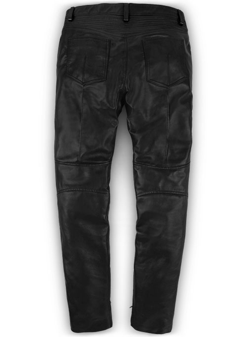 (image for) Leather Biker Jeans - Style #1 - Click Image to Close