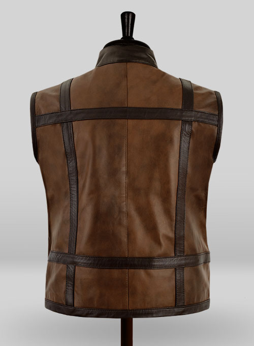 Leather Vest # 352 - Click Image to Close
