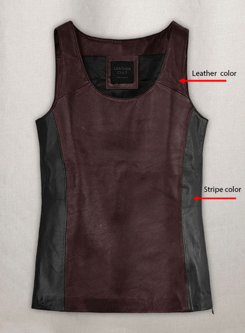 (image for) Leather Vest Tank Top