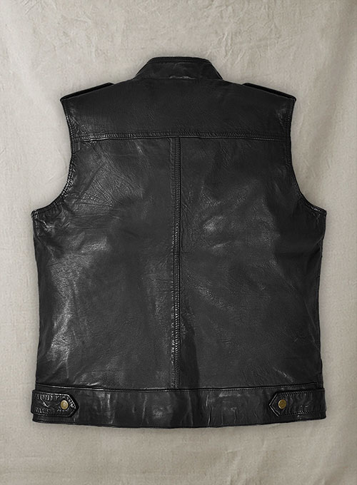 (image for) Leather Biker Vest # 313 - Click Image to Close