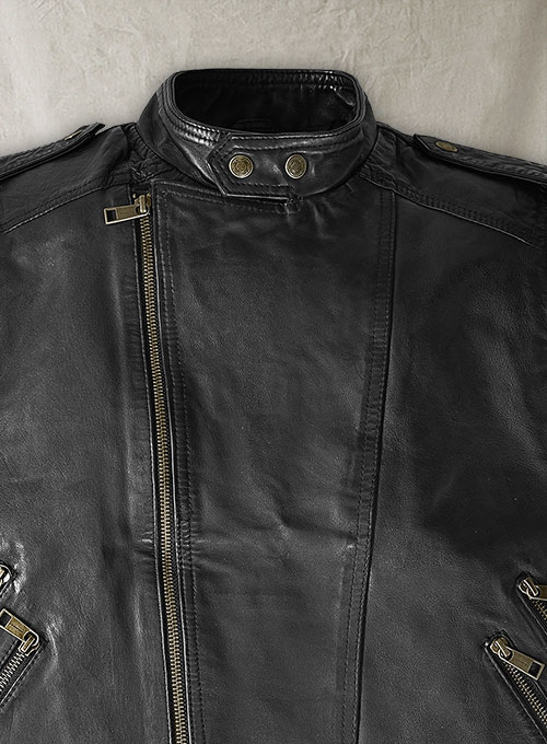 (image for) Leather Biker Vest # 313 - Click Image to Close