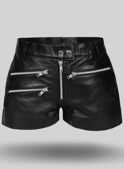 Leather Cargo Shorts Style # 385 : LeatherCult: Genuine Custom Leather ...