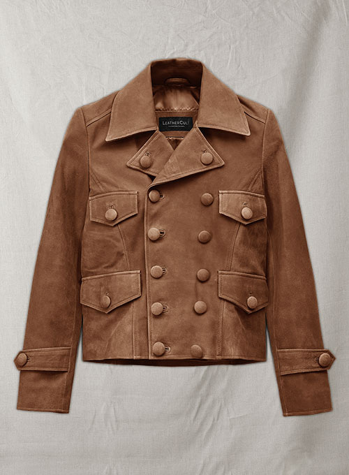 (image for) Light Vintage Tan Hide Leather Jacket Style # 298 - Click Image to Close