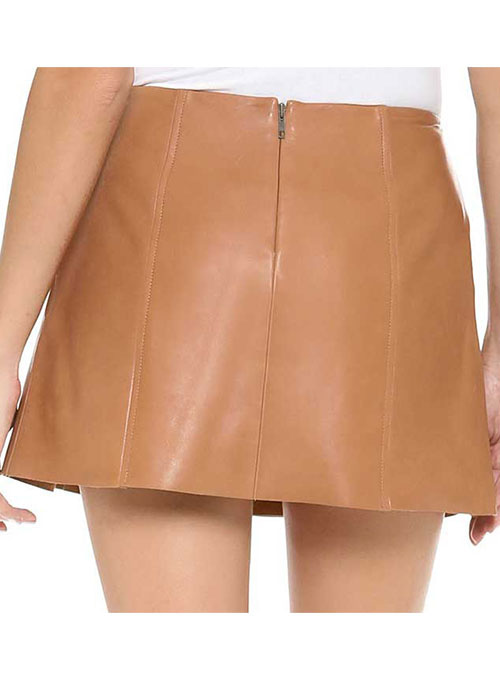 Limelight Flare Leather Skirt - # 462 - Click Image to Close