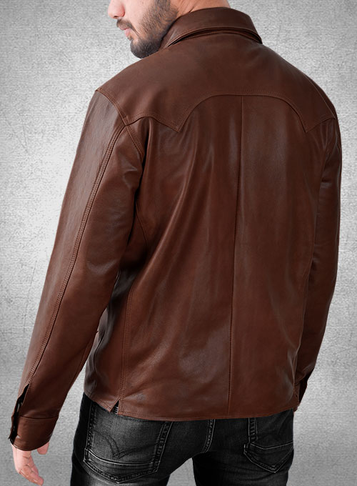 Light Weight Unlined Leather Shirt