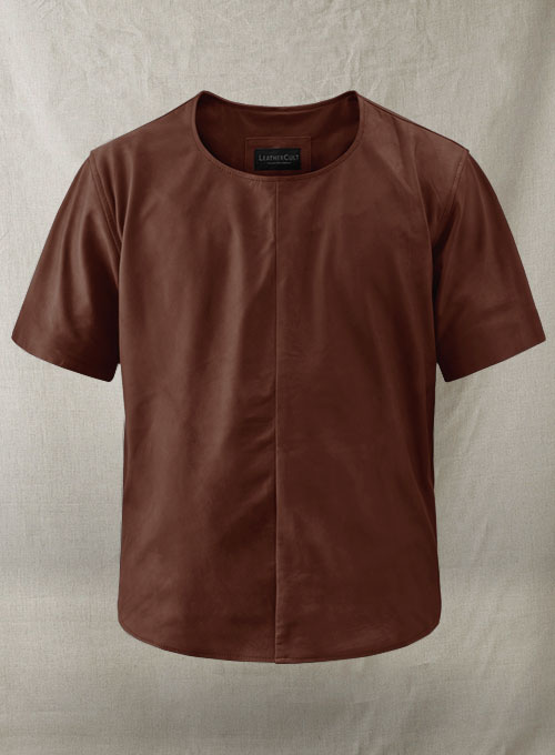 Light Weight Unlined Leather T- shirt