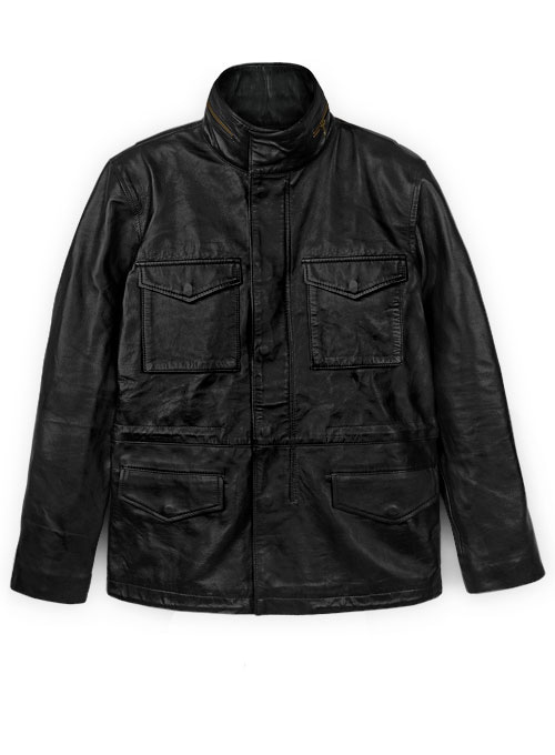 Military M-65 Leather Jacket : LeatherCult: Genuine Custom Leather