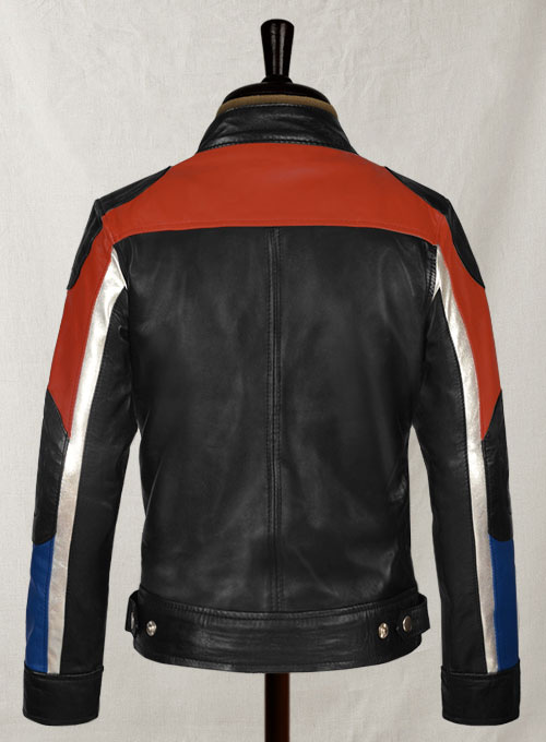 MotoGp Style Leather Jacket - Click Image to Close