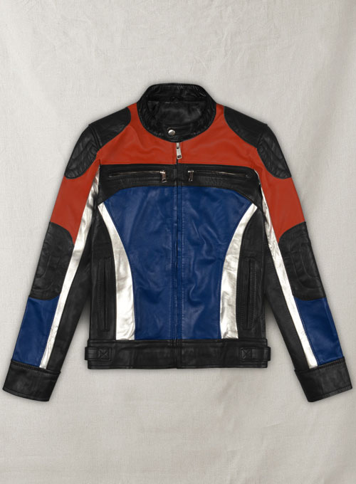 (image for) MotoGp Style Leather Jacket - Click Image to Close