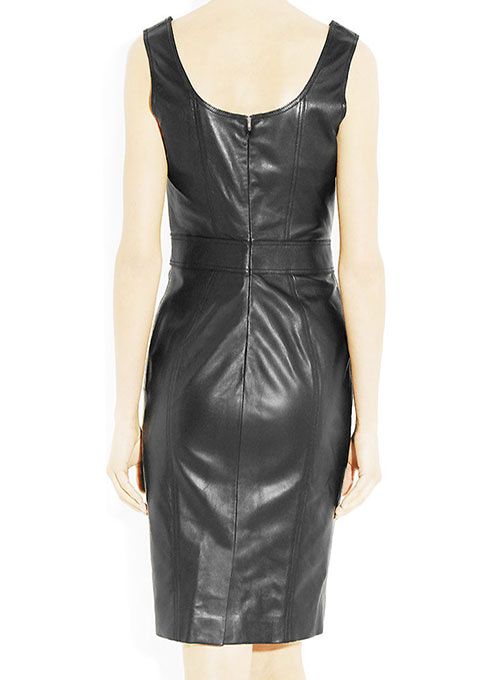 (image for) Panelled Leather Dress - # 758 - Click Image to Close