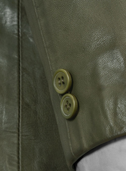 (image for) Pure Leather Basicallo Green Suit - Click Image to Close