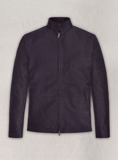 (image for) Purple Washed & Wax Tom Cruise MI Reckoning Leather Jacket