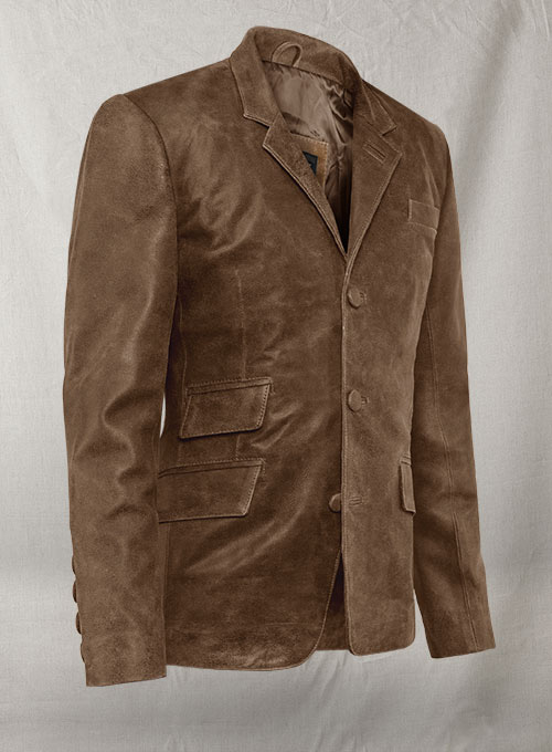 (image for) Quaint Leather Blazer - Click Image to Close