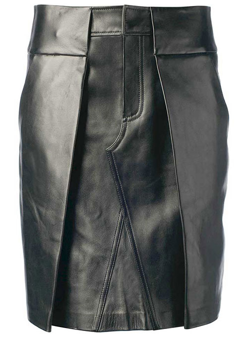 Reflective Leather Skirt - # 455