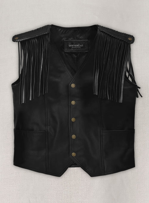 (image for) Ryan Gosling Barbie Leather Vest - Click Image to Close