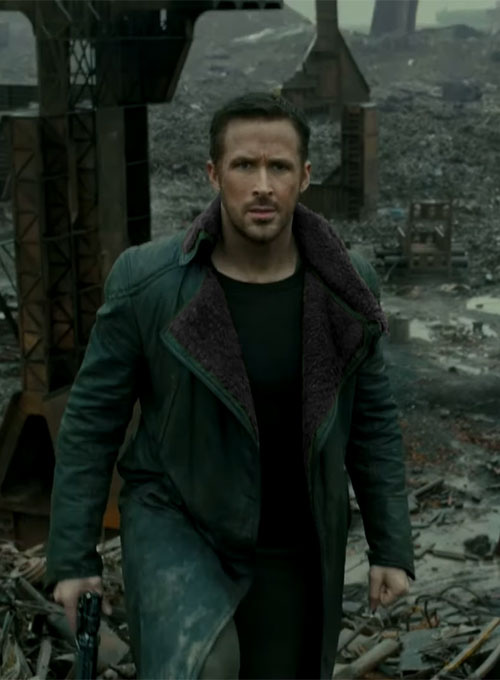 (image for) Ryan Gosling Blade Runner 2049 Leather Long Coat - Click Image to Close