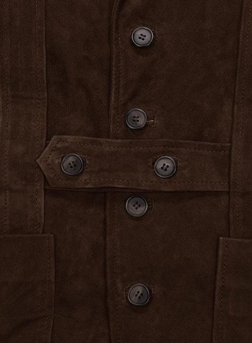 (image for) Safari Dune Suede Leather Blazer - Click Image to Close