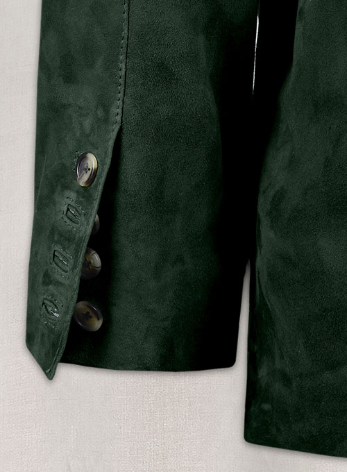 (image for) Safari Forest Suede Leather Blazer - Click Image to Close