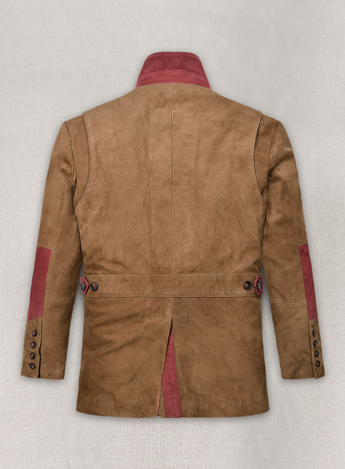 (image for) Safari Hickory Suede Leather Blazer - Click Image to Close