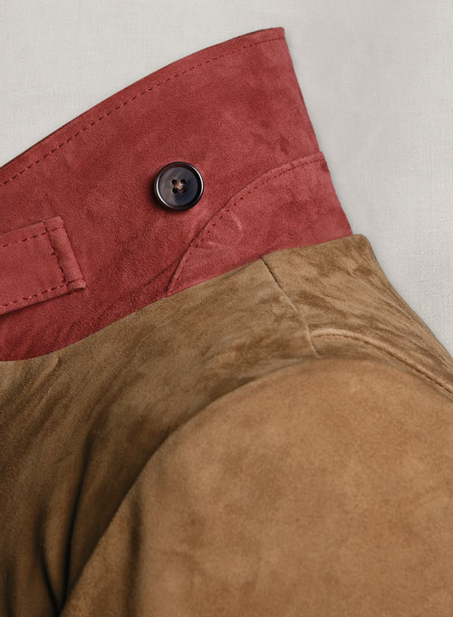 (image for) Safari Hickory Suede Leather Blazer