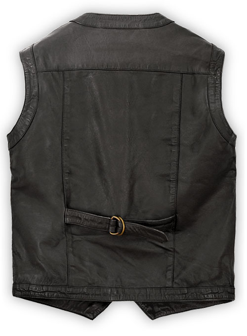 (image for) Soft Louis Brown Washed & Wax Chris Pratt Jurassic World Vest - Click Image to Close