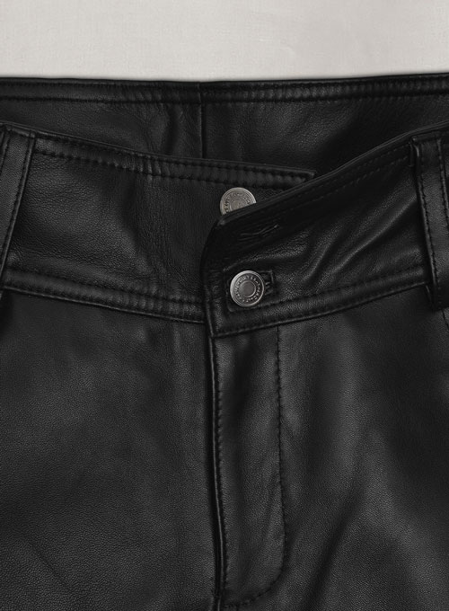 Leather Cargo Shorts Style # 361 : LeatherCult: Genuine Custom Leather ...