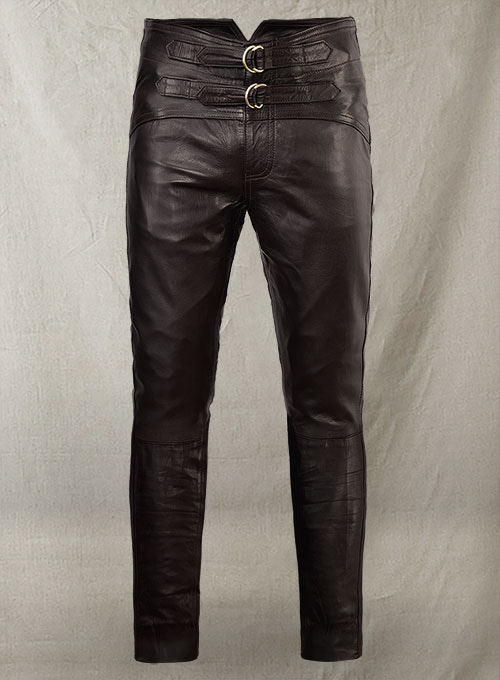 Jim Morrison Custom Made Genuine Soft Brown Leather Pants mensleatherpants  mensjackets mensleath  Leather jacket with hood Leather pants Cheap  leather jacket