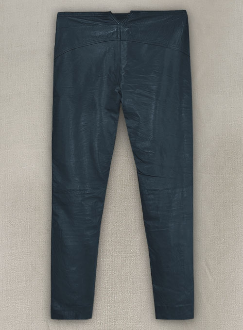 (image for) Soft Winsor Blue Jim Morrison Leather Pants - Click Image to Close