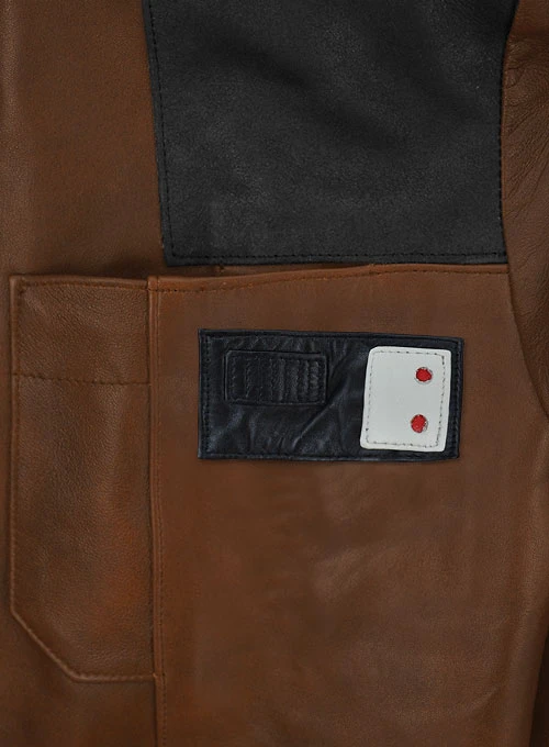 Spanish Brown Alden Ehrenreich Solo Leather Jacket - Click Image to Close