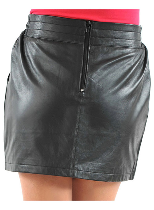 Sporty Leather Skirt - # 465 : LeatherCult: Genuine Custom Leather ...