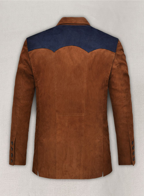 (image for) Suede Western Leather Blazer