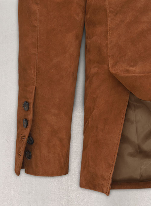 (image for) Suede Western Leather Blazer - Click Image to Close