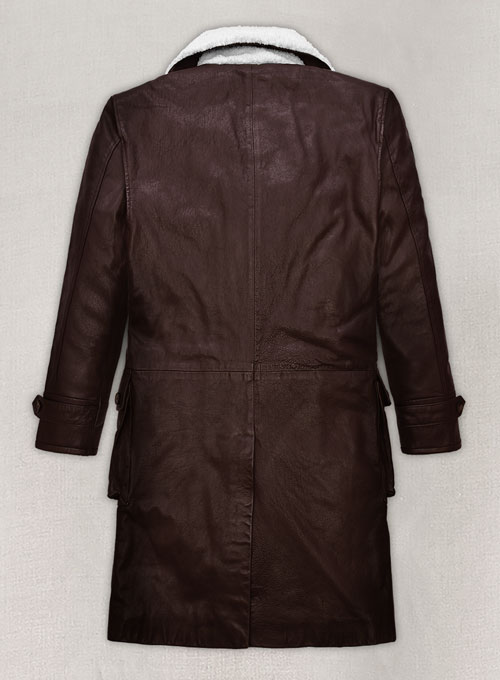 (image for) Thick Goat Brown Washed & Wax Tom Hardy Trench Coat - Click Image to Close