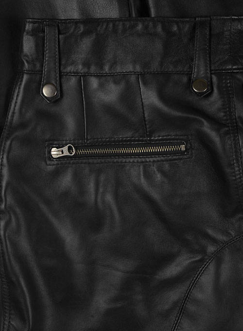 (image for) Thrill Leather Biker Jeans - Click Image to Close