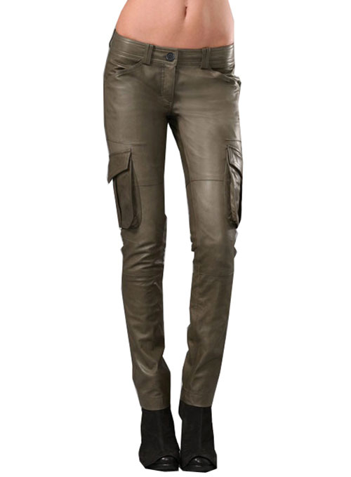 Leather Trooper Cargo Pants