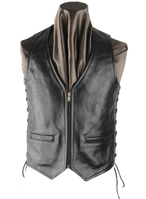 Handmade hot sale leather vest