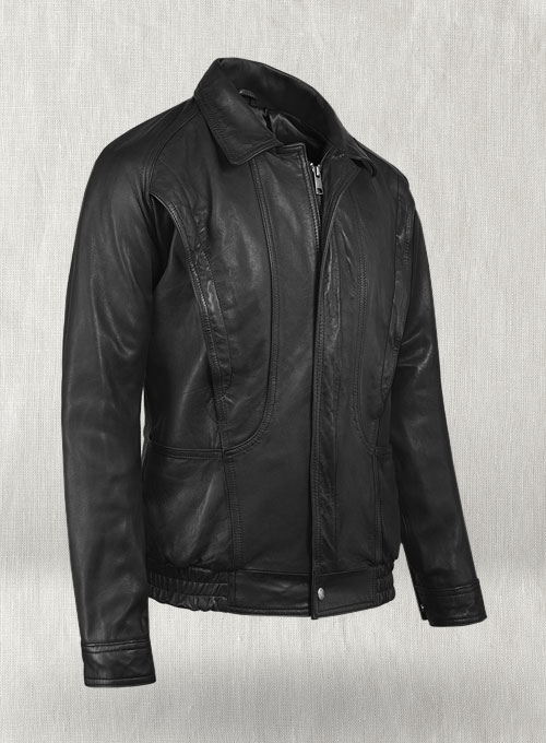 (image for) Vintage Bomber Leather Jacket - Click Image to Close