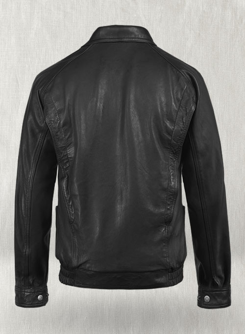 (image for) Vintage Bomber Leather Jacket - Click Image to Close
