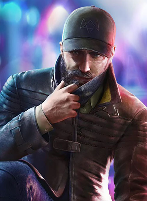 (image for) Watch Dogs 3 Legion Aiden Leather Trench Coat - Click Image to Close