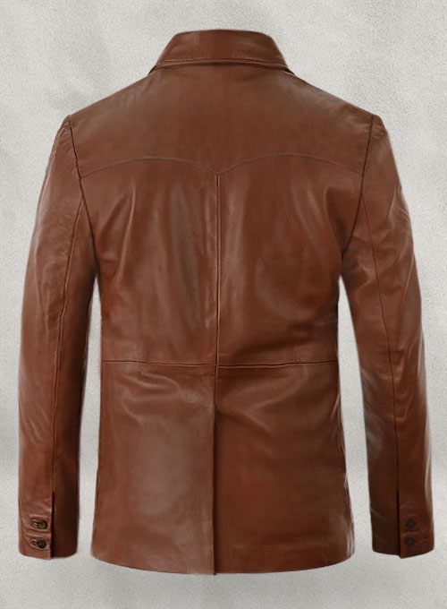 Western Leather Blazer