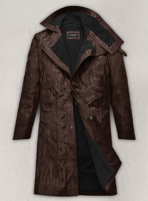 Wrinkled Brown Ryan Gosling Blade Runner 2049 Long Coat